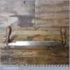 Vintage Drawknife 9” Cutting Edge Beechwood Handles - Sharpened Honed
