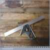 Vintage Rabone Chesterman No: 1902 Cast Steel Adjustable Combination Square