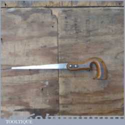 Vintage Henry Disston Philadelphia USA 18” Keyhole Saw - Sharpened Refurbished