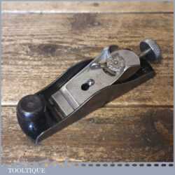 Scarce Antique Stanley USA No: 60 Low Angle Adjustable Throat Block Plane Pat 1897