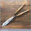 Vintage Forged Cast Steel Garden Shears - Sharpened Honed Ready For Use