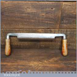 Vintage Brades & Co Drawknife 9” Cutting Edge Ash Handles - Sharpened Honed