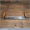 Vintage Robert Sorby Drawknife Dated 1918 With 8” Cutting Edge - Sharpened Honed