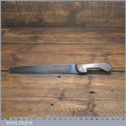 Antique 19th Century Flexible 11” Flush Cutting Saw - Sharpened Refurbished