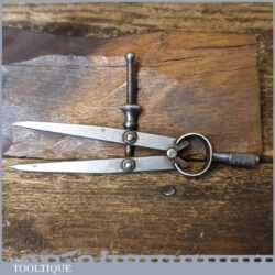 Vintage Starrett USA 3 ¼” Spring Caliper Dividers - Good Condition