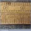Vintage Rabone No: 1378 Boxwood Brass 24” Folding Ruler - Good Condition