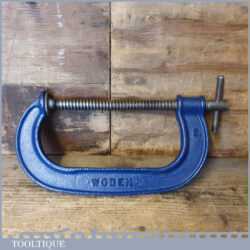 Vintage Woden 6” Woodworking G Clamp - Good Condition