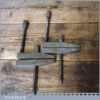 Vintage Pair H.J.T. Engineer’s Toolmaker’s 5” Clamps - Good Condition