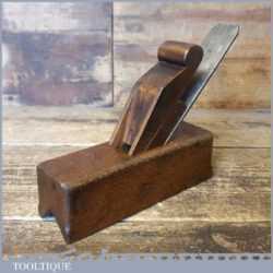 Vintage Carpenter’s Beechwood Stop Chamfer Plane - John Herring 1872 Iron