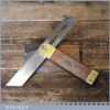 Vintage GTL Carpenters Beechwood Brass Sliding Bevel- Good Condition