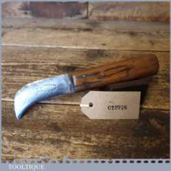Vintage Cobblers Leatherworking Butt Knife - Good Condition