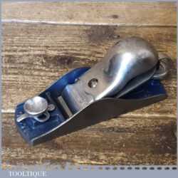 Vintage Record No: 018 Adjustable Throat Block Plane Knuckle Joint Lever Cap