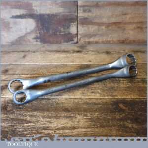 2 Vintage Britool Whitworth Ring Spanners - Good Condition 2 Vintage Britool Whitworth Ring Spanners - Good Condition