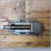Vintage Malleable Cast Steel Machine Or Drill Stand Vice 3” Jaws - Good Condition