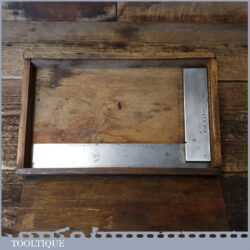Vintage Boxed Moore & Wright Engineer’s 7” Square - Fully Refurbished