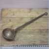 Vintage Craftsman Handmade Blacksmiths Steel Forged Smelting Ladle