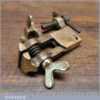 Antique Jeweller’s Clockmaker’s Brass Portable Bench Vice - Good Condition
