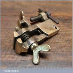 Antique Jeweller’s Clockmaker’s Brass Portable Bench Vice - Good Condition