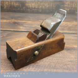  Vintage Carpenter’s Beechwood Stop Chamfer Plane - Good Condition