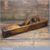 Antique A House Carpenter’s 22” Beechwood Trying Plane - Lapped Flat