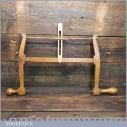 Vintage W. Marples & Sons 14” Beechwood Bow Saw - Good Condition