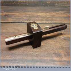 Vintage W. Marples Carpenter’s Rosewood Brass Mortise Gauge - Good Condition