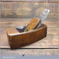 Vintage Carpenter’s Beechwood Smoothing Block Plane - Ready To Use