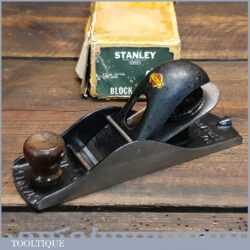 Vintage Boxed Stanley England No: 110 Block Plane - Fully Refurbished