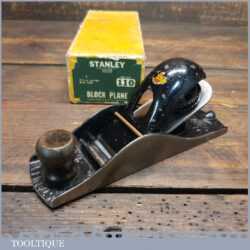 Vintage Boxed Stanley England No: 110 Block Plane - Fully Refurbished