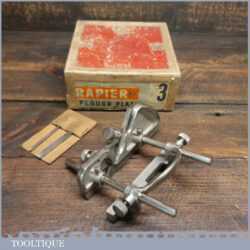 Vintage Boxed Rapier No: 3 Plough Plane With Three Cutters - Good Condition