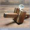Vintage Carpenter’s Mahogany Brass Mortise Gauge - Good Condition