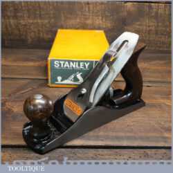 Vintage Boxed Stanley England No: 4 Smoothing Plane - Fully Refurbished