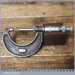 Vintage Moore & Wright No: 966/2 1” – 2” Imperial Micrometer - Good Condition