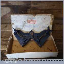 Vintage Boxed Woden No: C800 Mmitre Or Corner Clamp - Good Condition