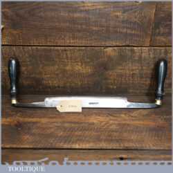 Antique W. Staley Sheffield 1833 Drawknife 9 ½” Cutting Edge - Sharpened Honed
