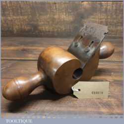 Antique Wheelwrights 1” – 3/4” Beechwood Spoke Rounding Plane - Good Condition