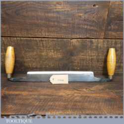 Vintage Carpenter’s Drawknife With 10 ¼” Cutting Edge - Sharpened Honed