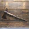 Antique H. Ravion Paris French Carpenter’s Axe With Rustic Handle