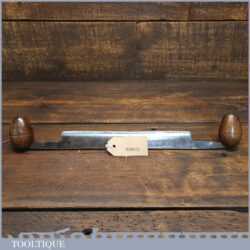 Vintage Carpenter’s Drawknife with 9” Cutting Edge - Sharpened Honed