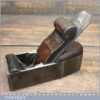 Antique 19th Century Pattern Makers Cast Steel Smoothing Plane - Rosewood Infill