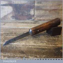 Vintage E. Preston Carpenter’s 1/8” Cast Steel Mortice Chisel - Fully Refurbished
