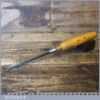 Vintage Stormont Carpenter’s 1/4” Cast Steel Sash Mortice Chisel - Sharpened Honed