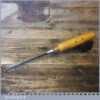 Vintage Stormont Carpenter’s 1/4” Cast Steel Sash Mortice Chisel - Sharpened Honed
