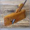 Vintage Luthiers Instrument Maker’s Miniature Boxwood Boat Shaped Rabbet Plane