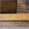 Antique W. Greenslade Bristol Carpenter’s 22” Beechwood Trying Plane - Lapped Flat