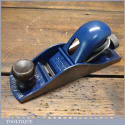 Vintage Record No: 0120 Adjustable Block Plane - Fully Refurbished Ready To Use