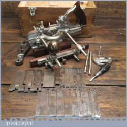 Vintage Boxed Record No: 405 Combination Plough Plane Complete - Fully Refurbished