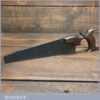 Rare 1818-1825 Antique Wade Wingfield & Co Sheffield Cross Cut Handsaw - Sharpened
