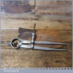 Vintage Moore & Wright 5 ½” Spring Caliper Dividers - Good Condition