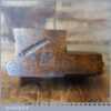 Vintage Charles Nurse 5/8” ½ Beechwood Ovolo Moulding Plane No:2 - Good Condition